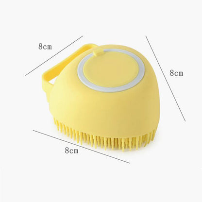 Cepillo Masajeador de Silicona Vie Lente™ | Multifunción para Baño de Perros y Gatos