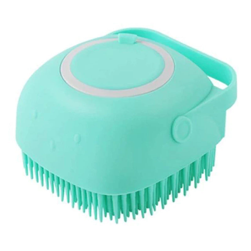 Cepillo Masajeador de Silicona Vie Lente™ | Multifunción para Baño de Perros y Gatos