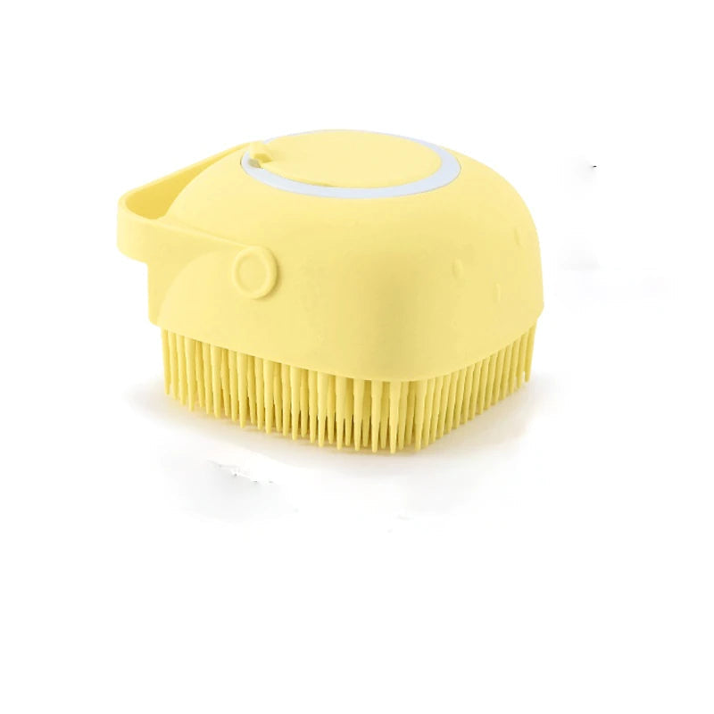 Cepillo Masajeador de Silicona Vie Lente™ | Multifunción para Baño de Perros y Gatos