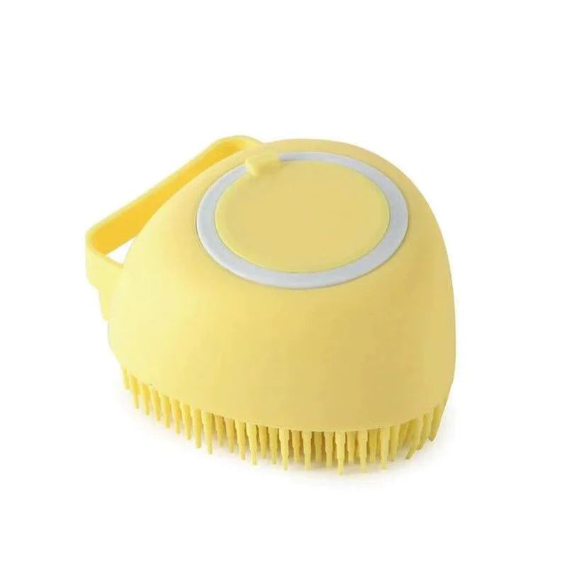 Cepillo Masajeador de Silicona Vie Lente™ | Multifunción para Baño de Perros y Gatos